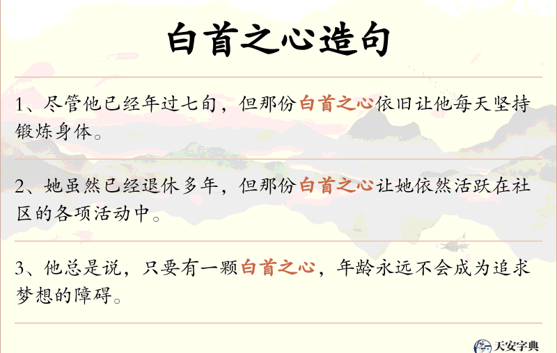 白首之心