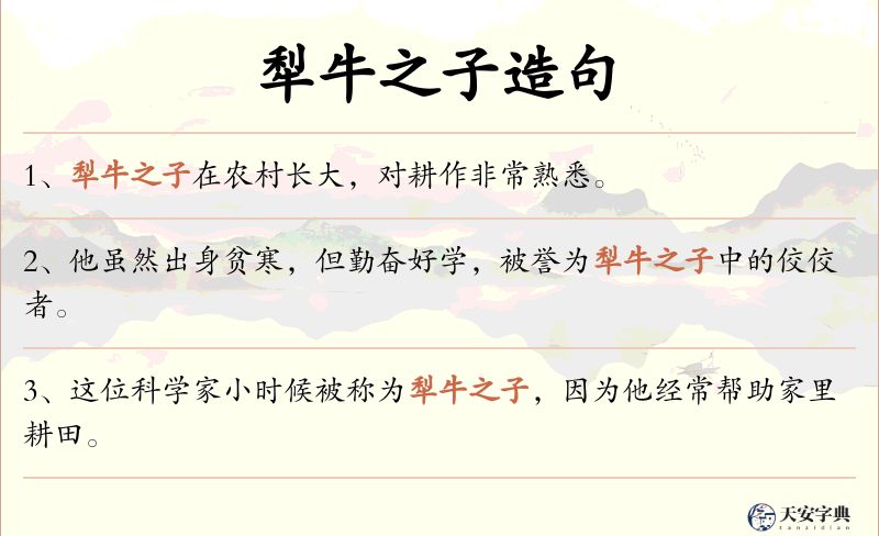 犁牛之子