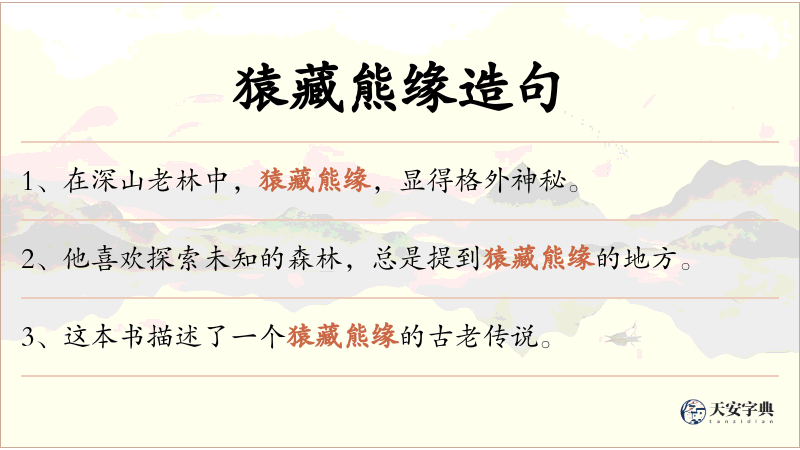 猿藏熊缘