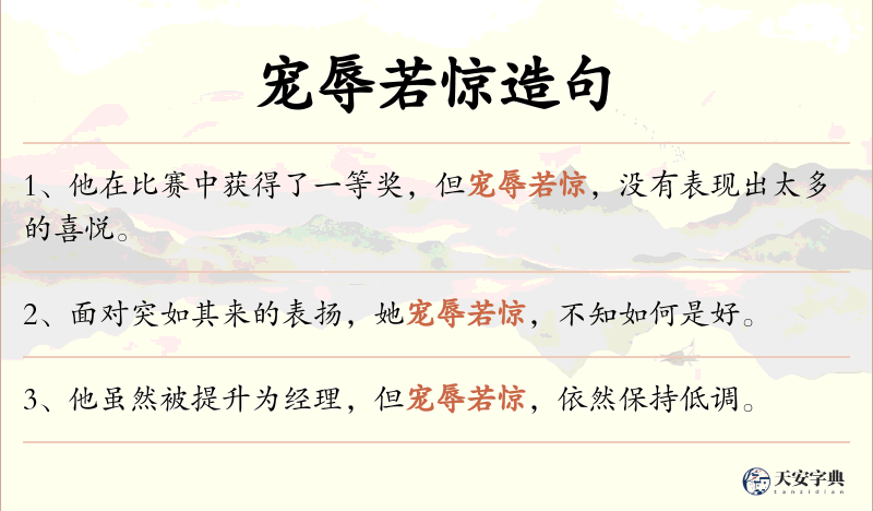 宠辱若惊