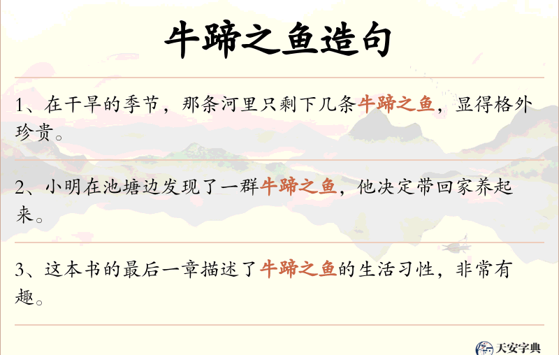 牛蹄之鱼