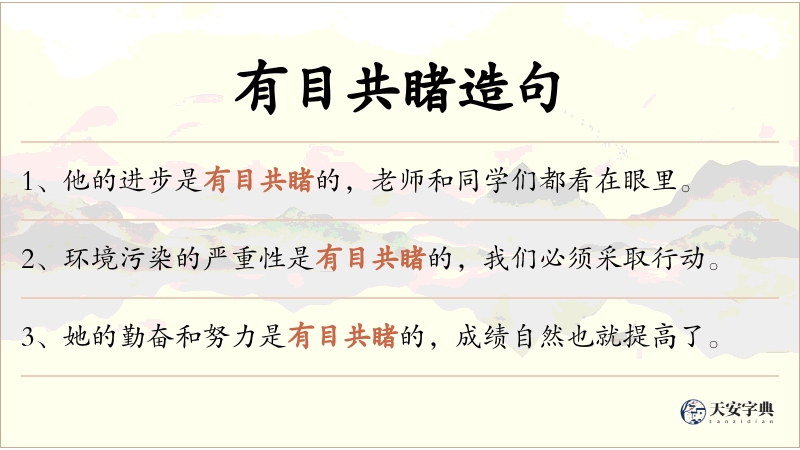 有目共睹