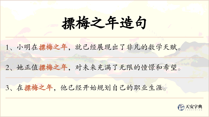 摽梅之年