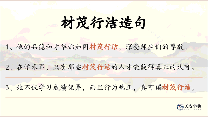 材茂行洁