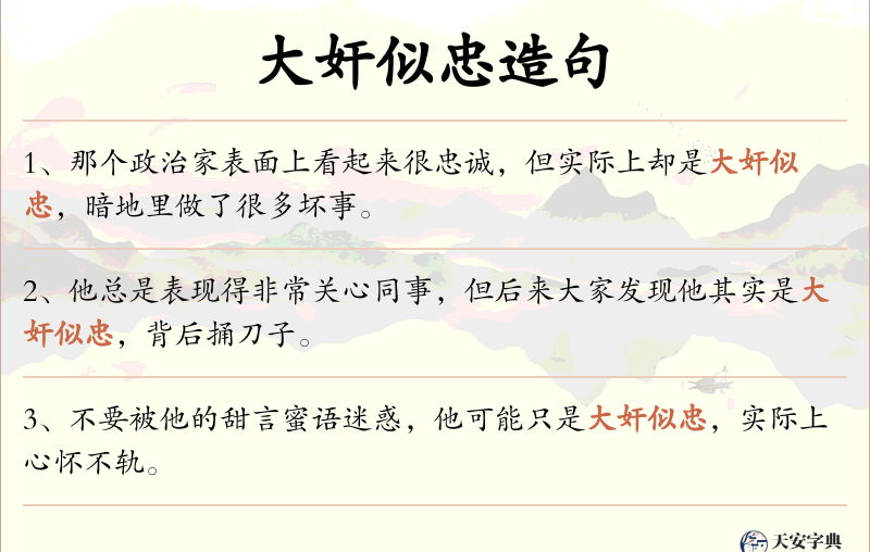 大奸似忠