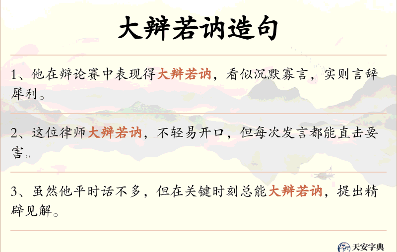 大辩若讷