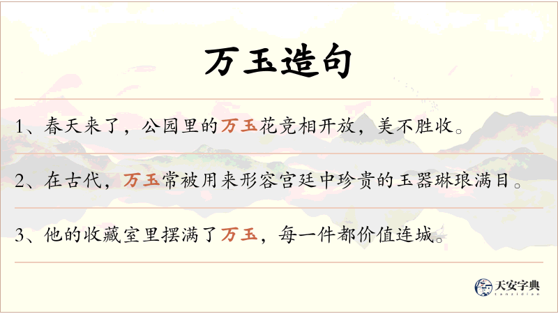 万玉
