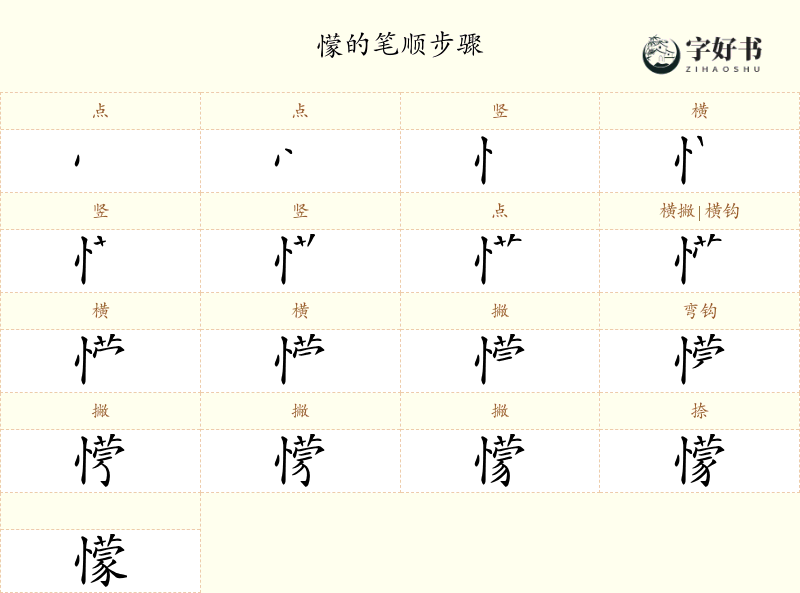 懞