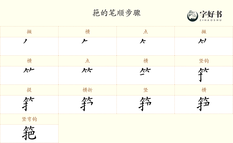筢