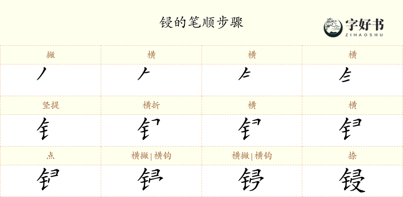 锓