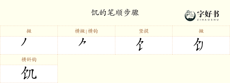 饥