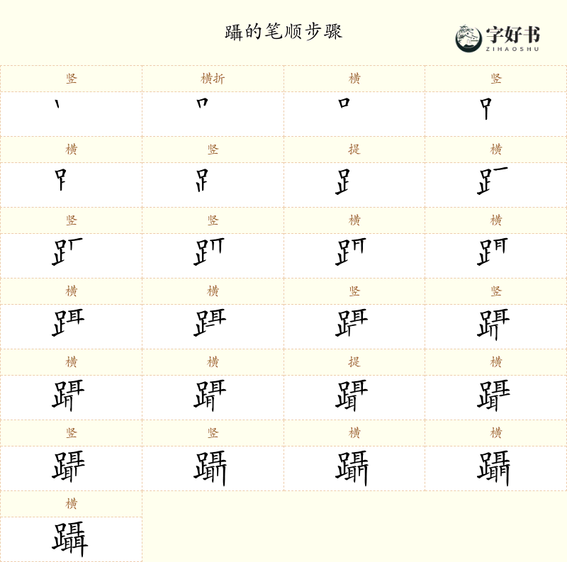 躡