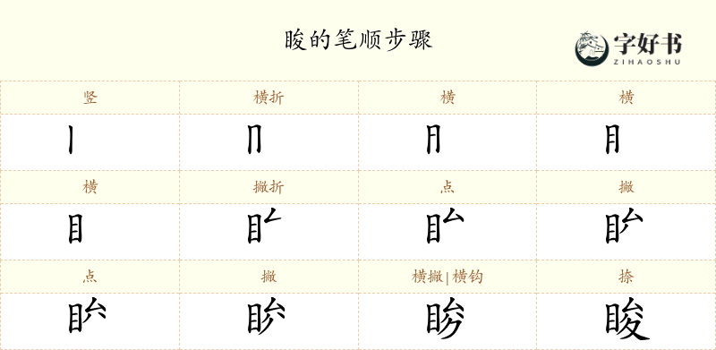 睃