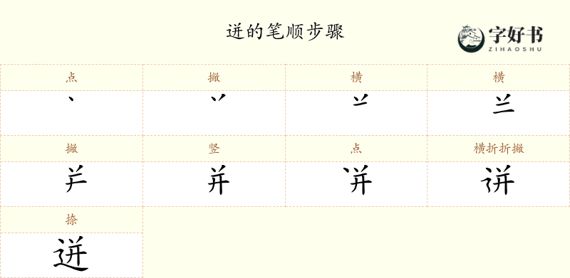 迸
