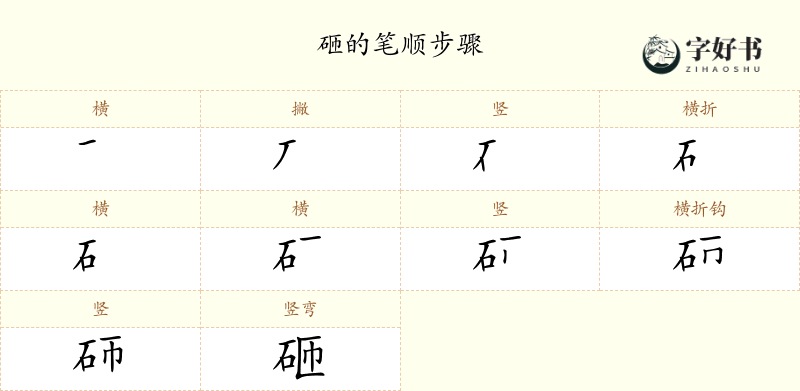 砸