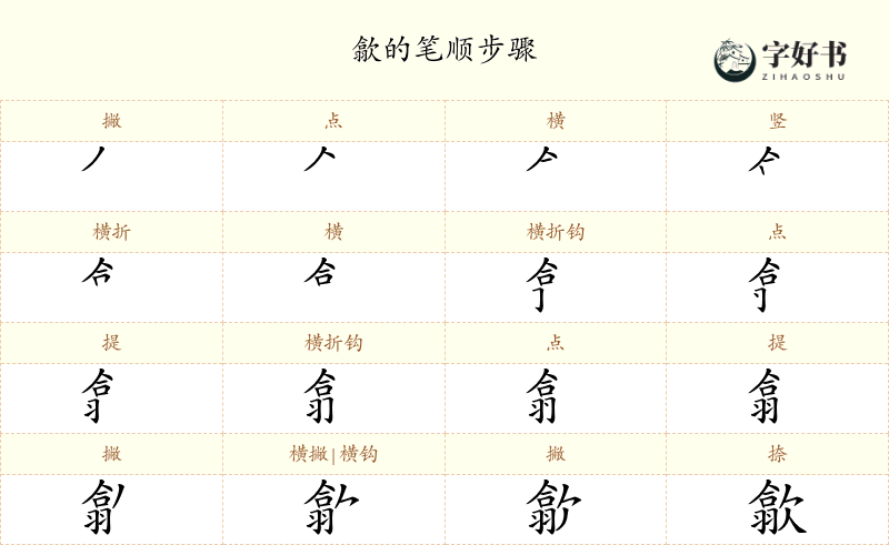 歙