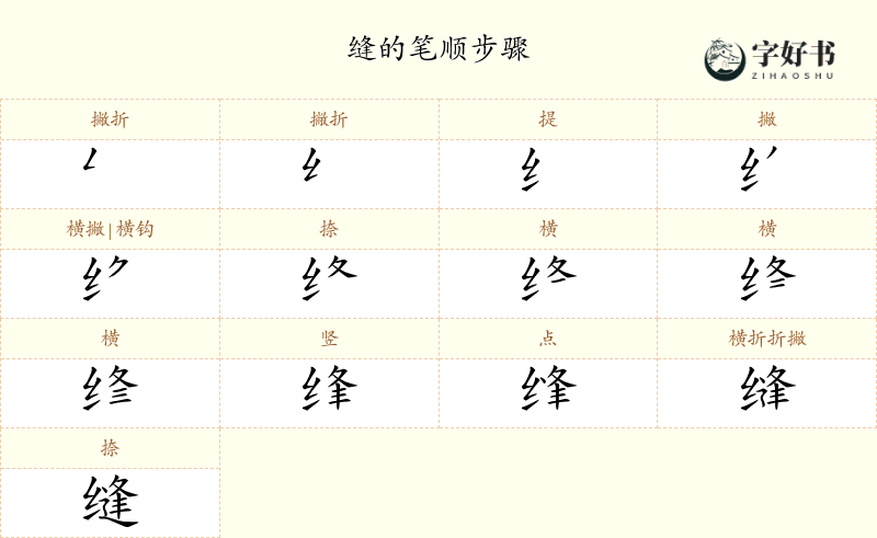 缝