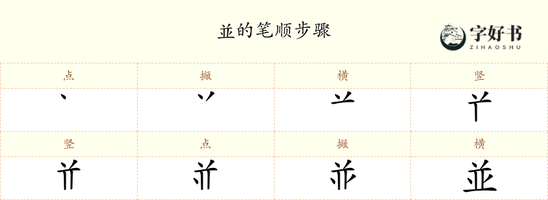 並