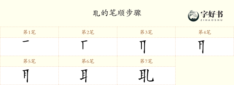 耴