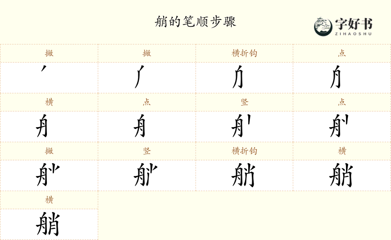 艄