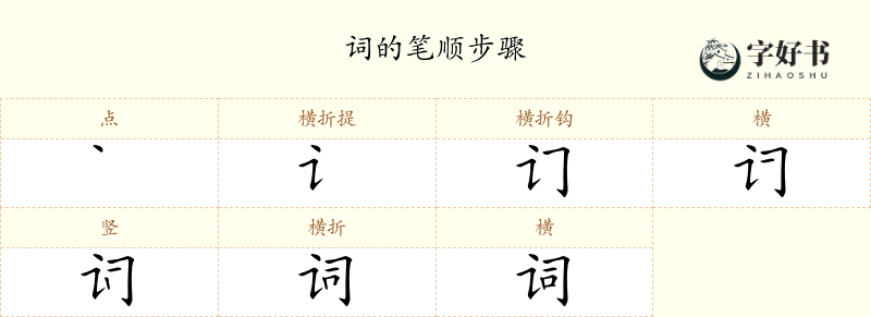 词