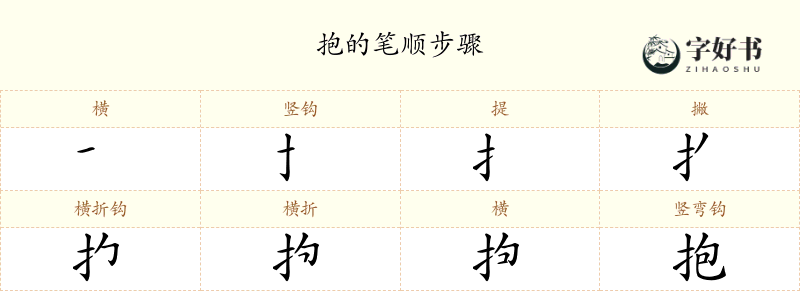 抱