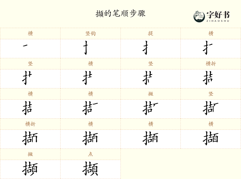 擷