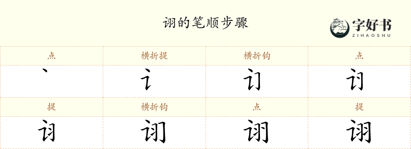 诩