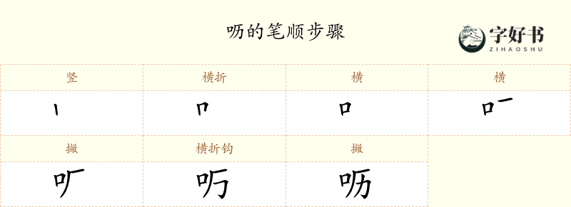 呖