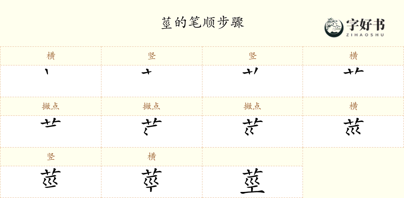 莖