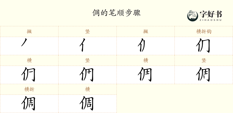 倜