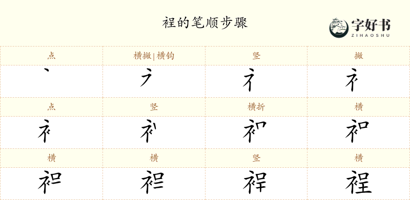 裎