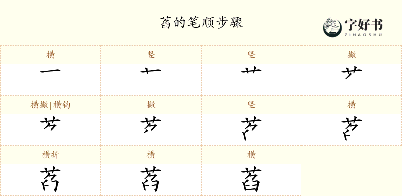 萏
