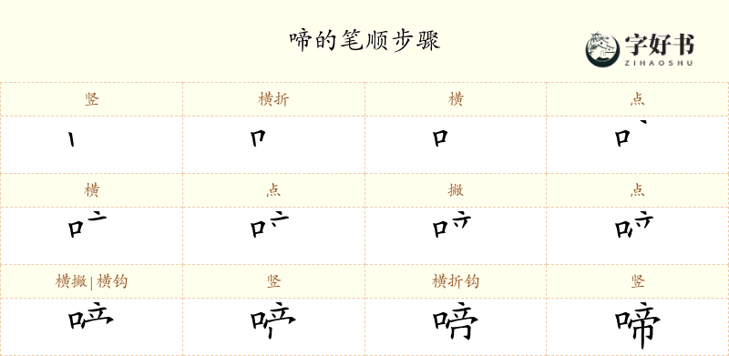 啼
