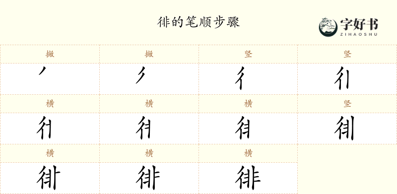 徘
