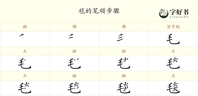 毯
