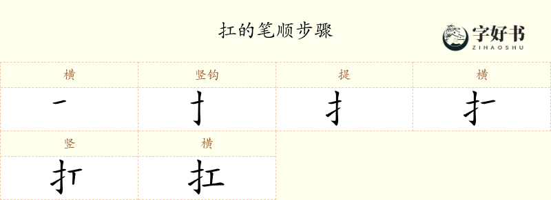 扛