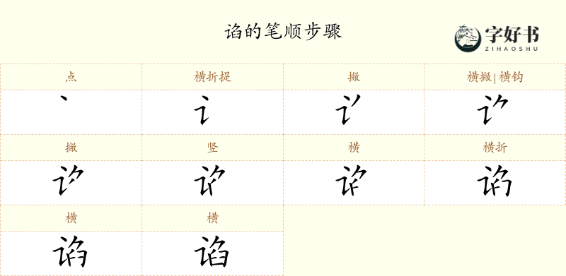 谄