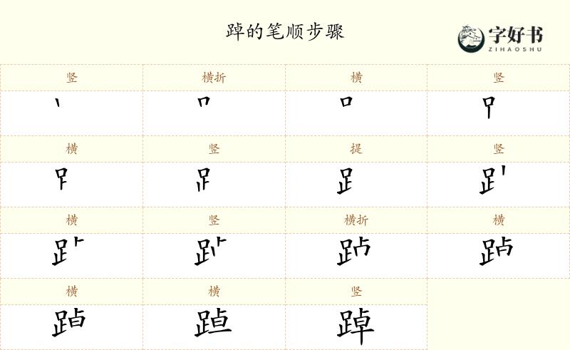 踔