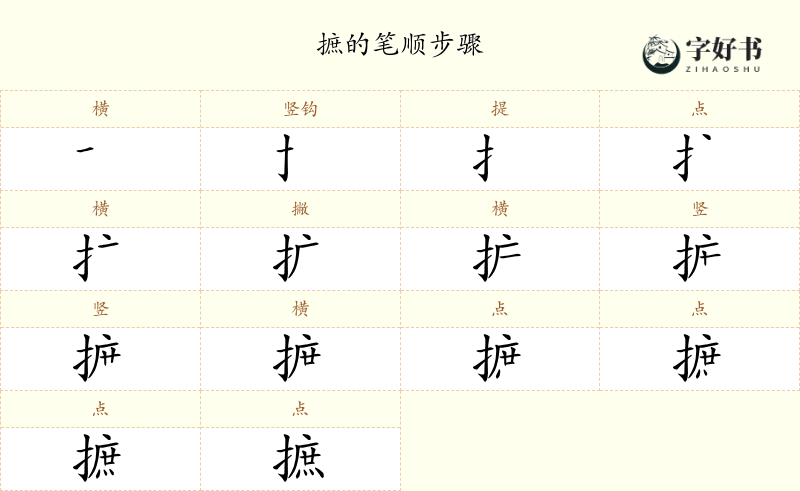 摭