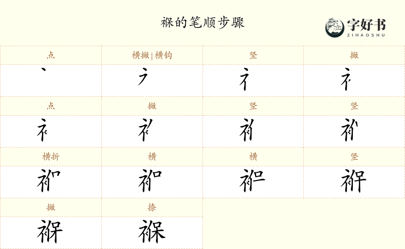 褓