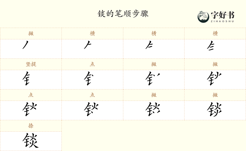 锬