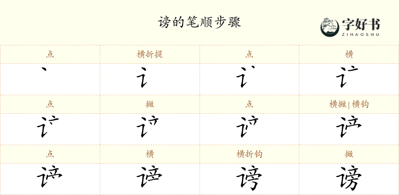 谤