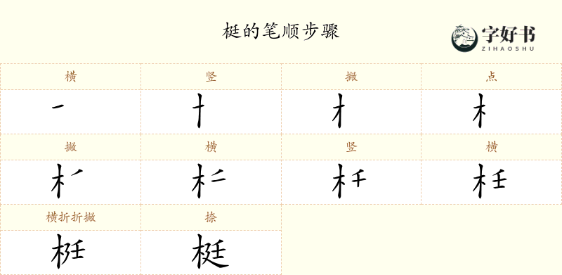 梃