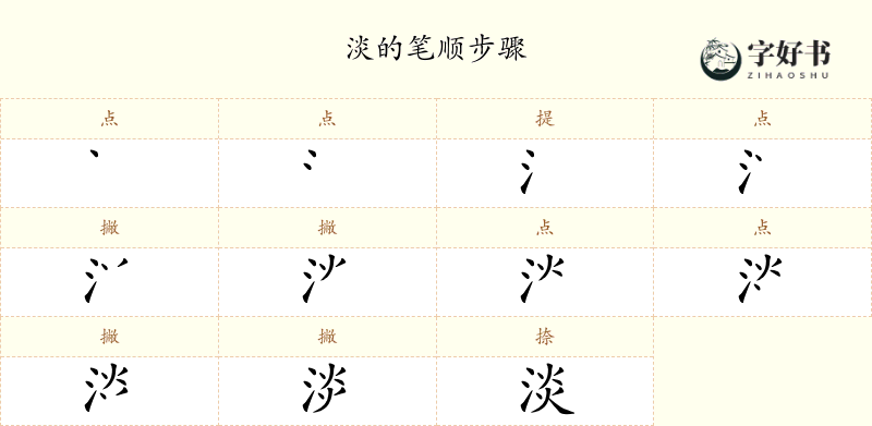 淡