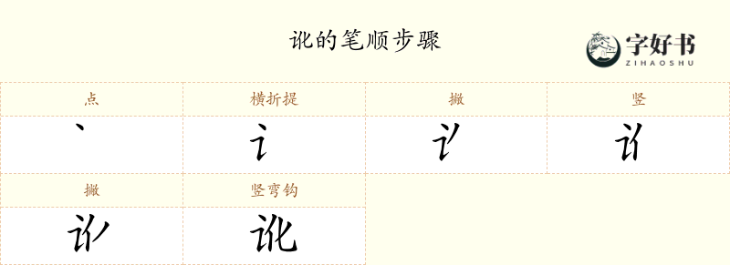 讹