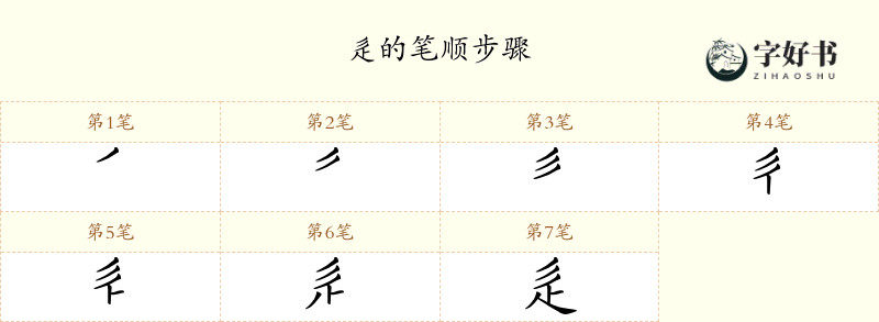 辵