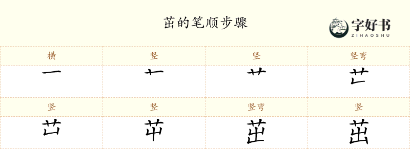 茁