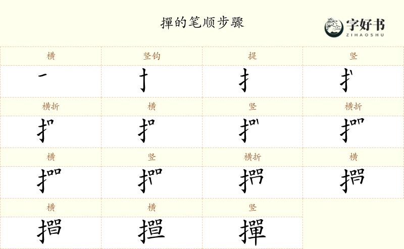 撣