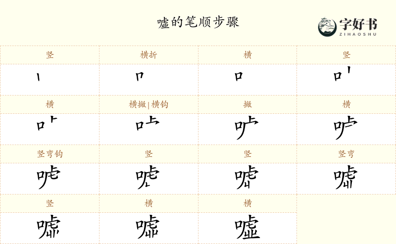 噓